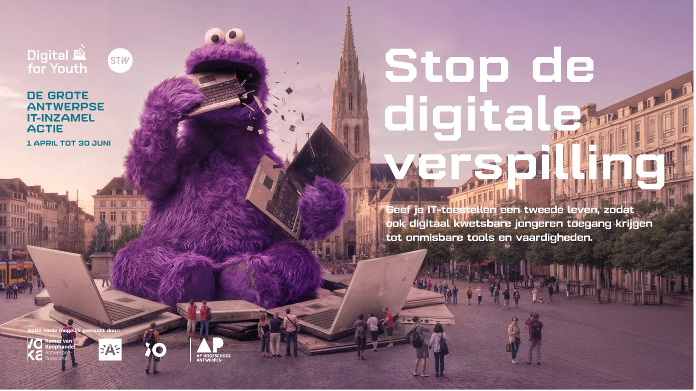 Campagne iO strijdt creatief tegen digitale kloof