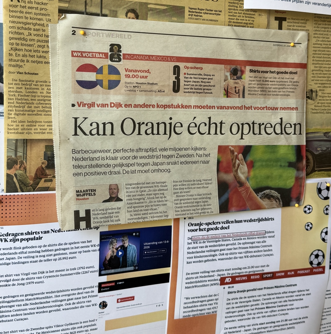 Nederlandse media schreven minder over dit WK