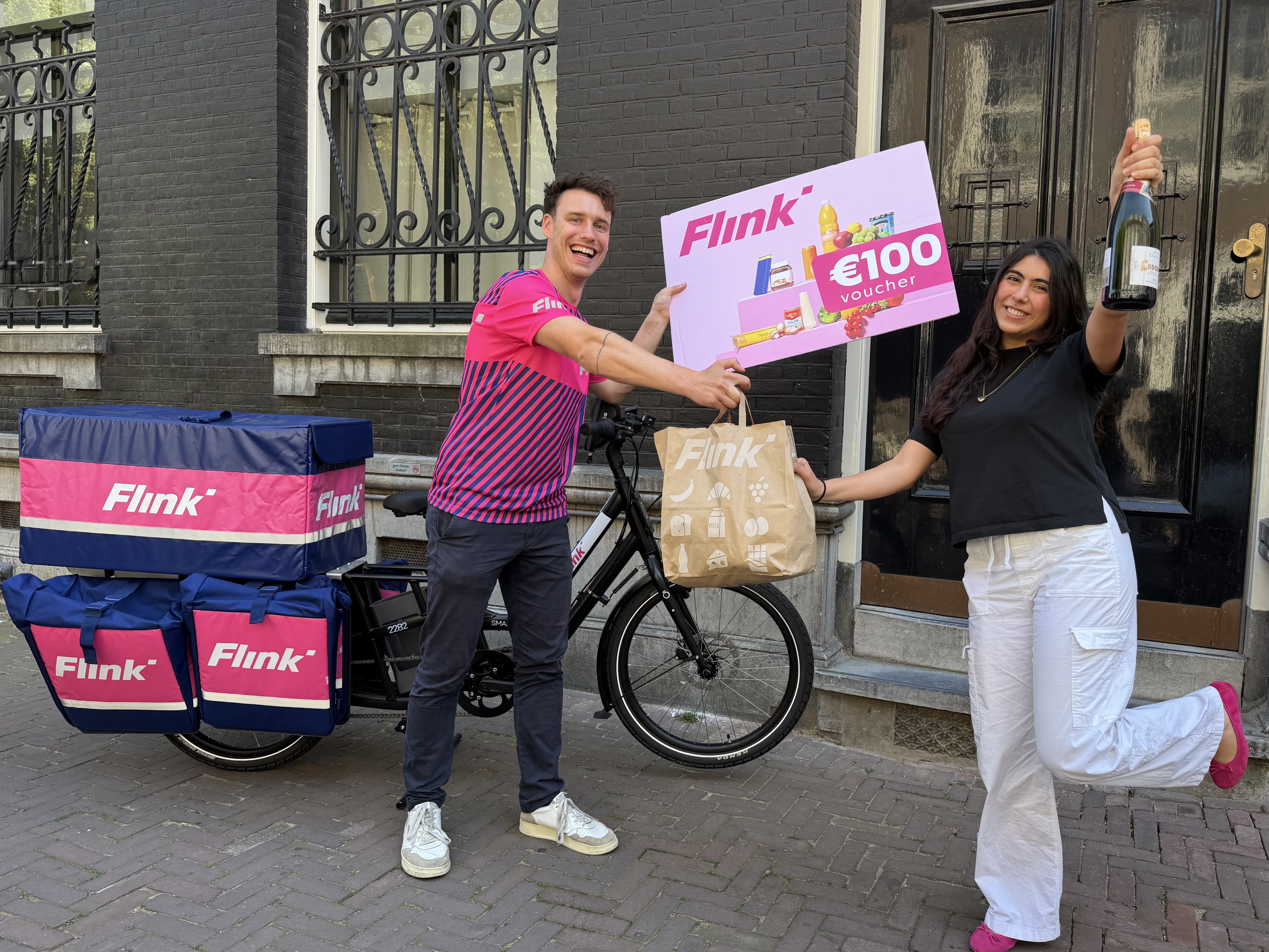Flink verwelkomt 1,5 miljoenste klant in Nederland