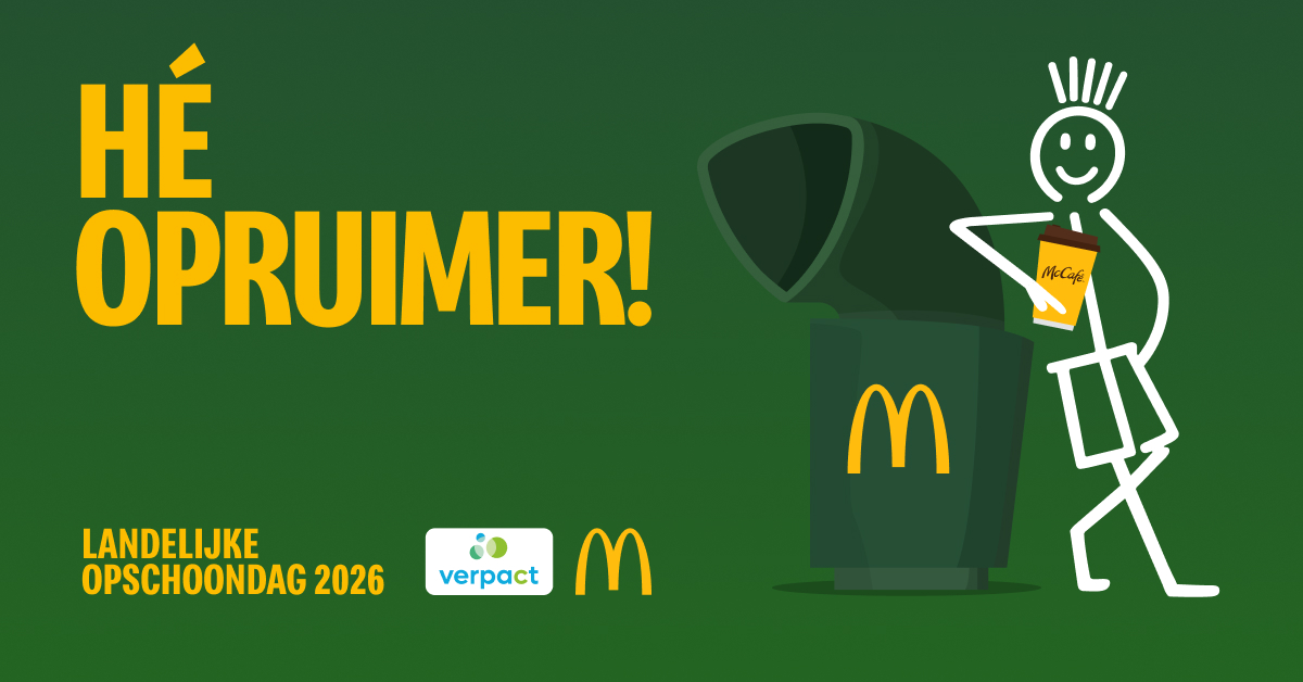McDonald’s richt spotlights op lokale opruimers tijdens Opschoondag