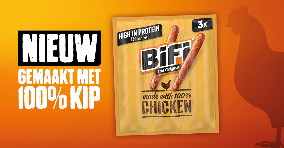 BiFi lanceert BiFi Chicken en mikt op nieuwe generatie snackers