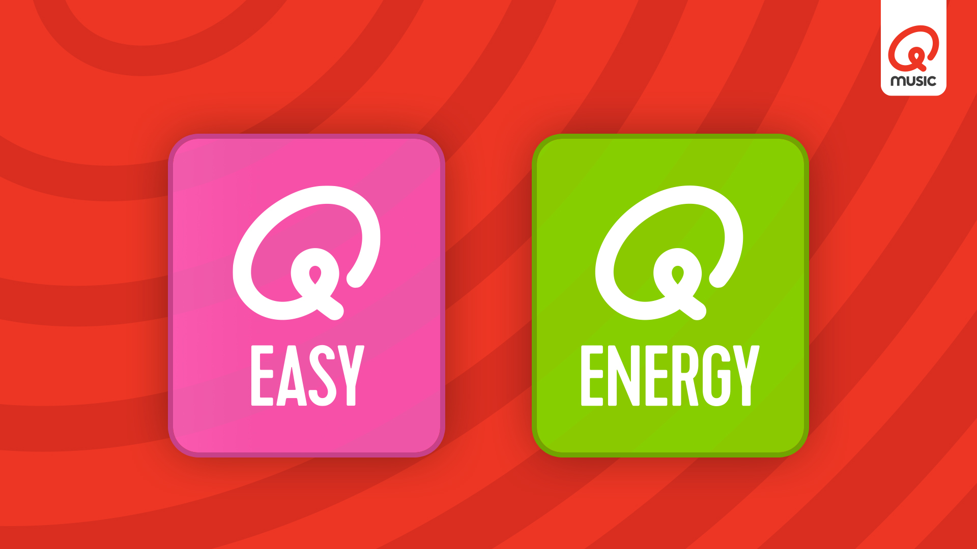 Qmusic begint met nieuwe radiozenders Q-Easy en Q-Energy