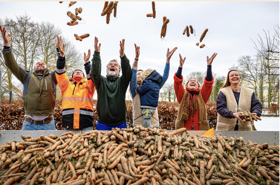 Volledige 916.000 kilo groente gered in drie weken tijd door actie No Waste Army