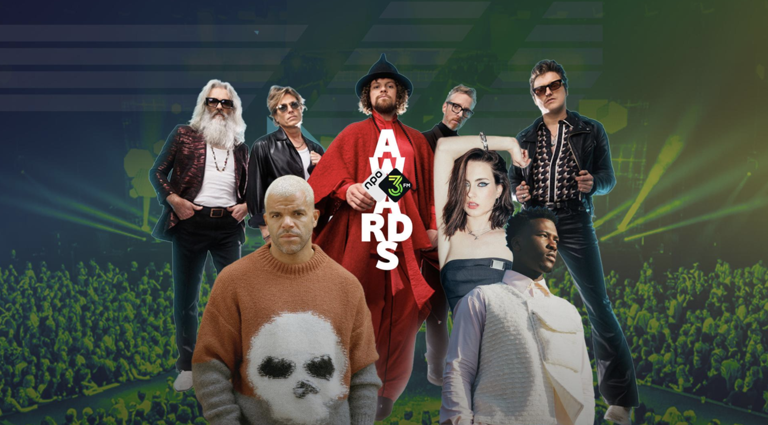 Roxy Dekker, Sef en Bente grootste kanshebbers 3FM Awards