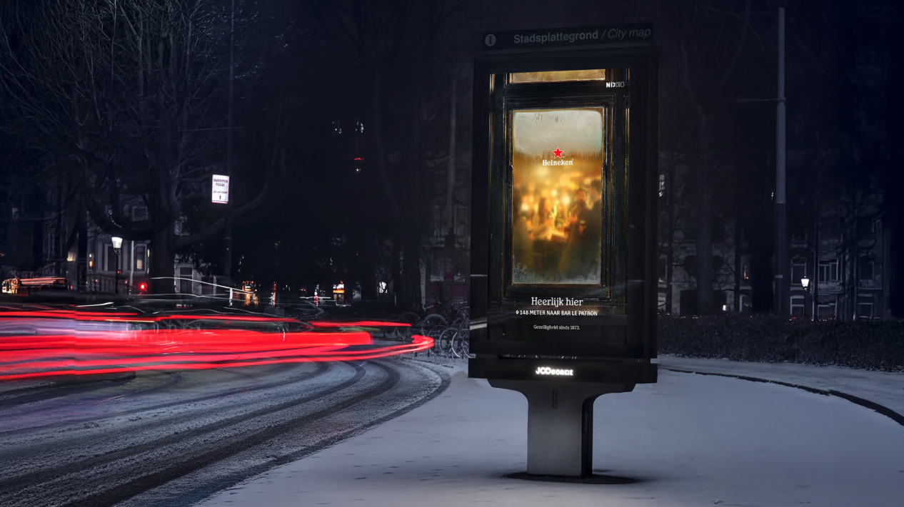 Heineken en LePub maken van winterweer een routeplanner naar de pub