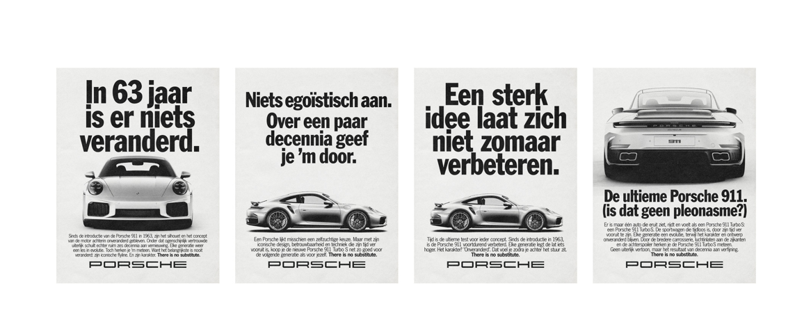 Porsche Nederland blaast historische advertenties nieuw leven in