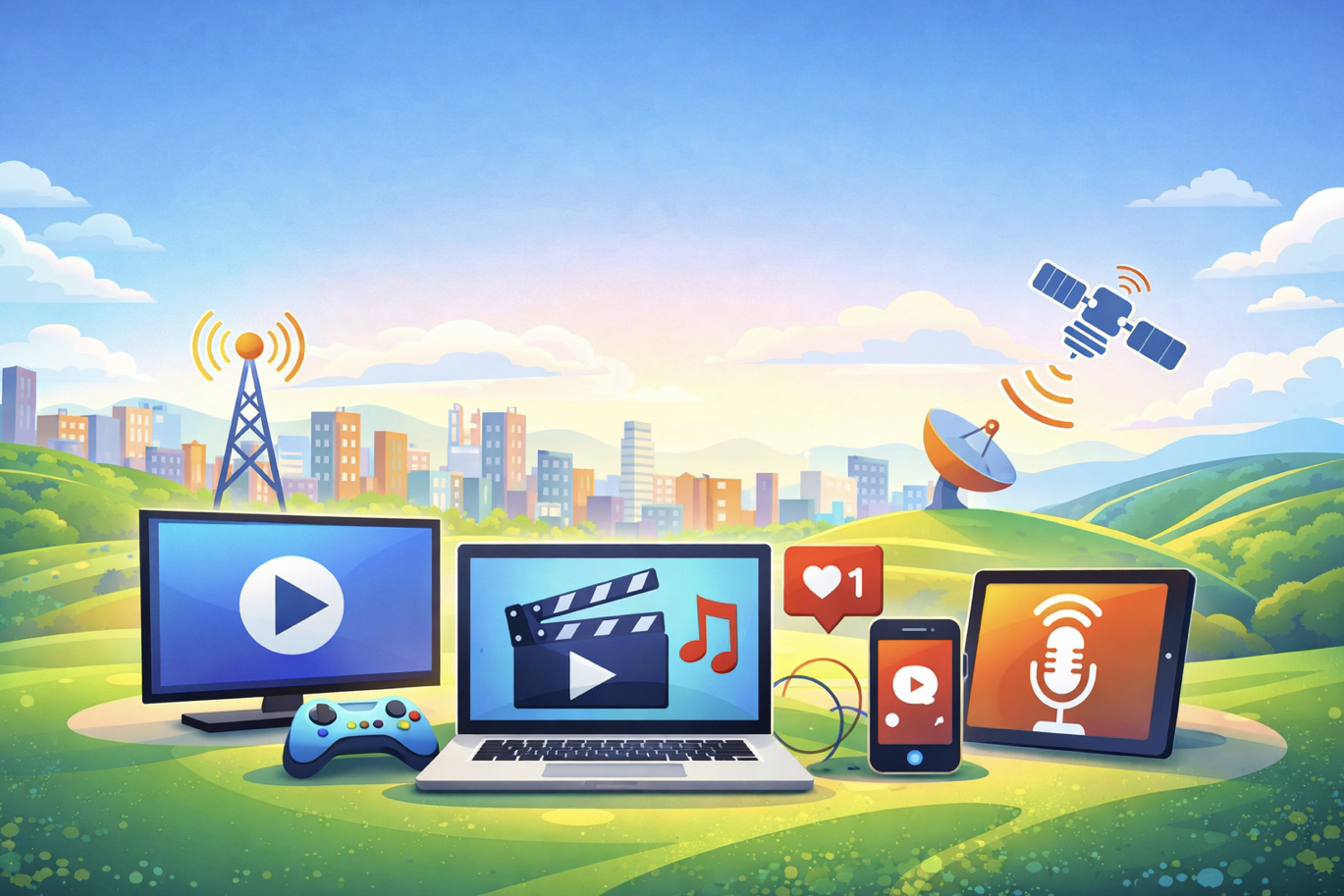 Digitale entertainmentplatforms veranderen het medialandschap