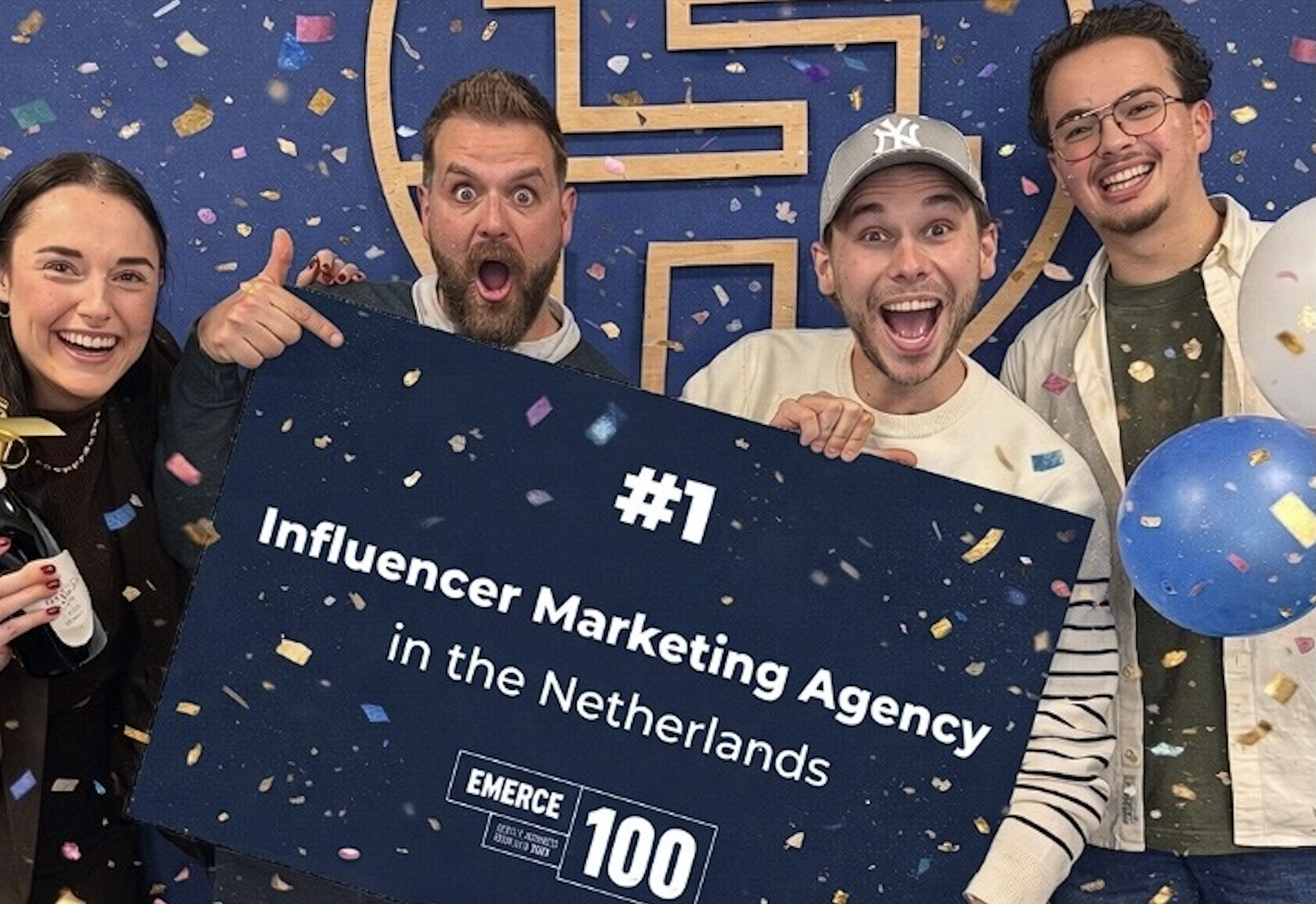 #spon beste influencer marketing bureau volgens Emerce 100