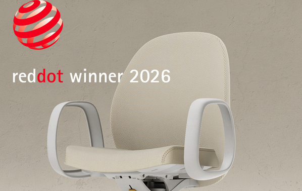 Bureaustoel Infinity valt in de prijzen met Red Dot Award