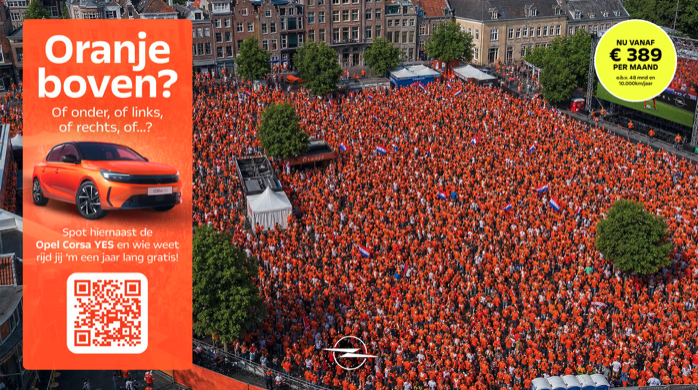 Opel laat Nederland zoeken naar nieuwe Corsa YES tijdens WK-zomer