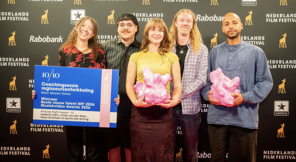 Winnaars Muziekvideo Awards 2026 Nederlands Film Festival bekend!