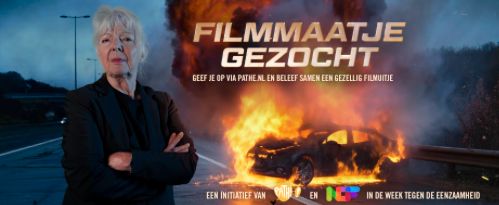 Nationaal Ouderenfonds en Pathé zoeken filmmaatjes in de Week tegen de Eenzaamheid
