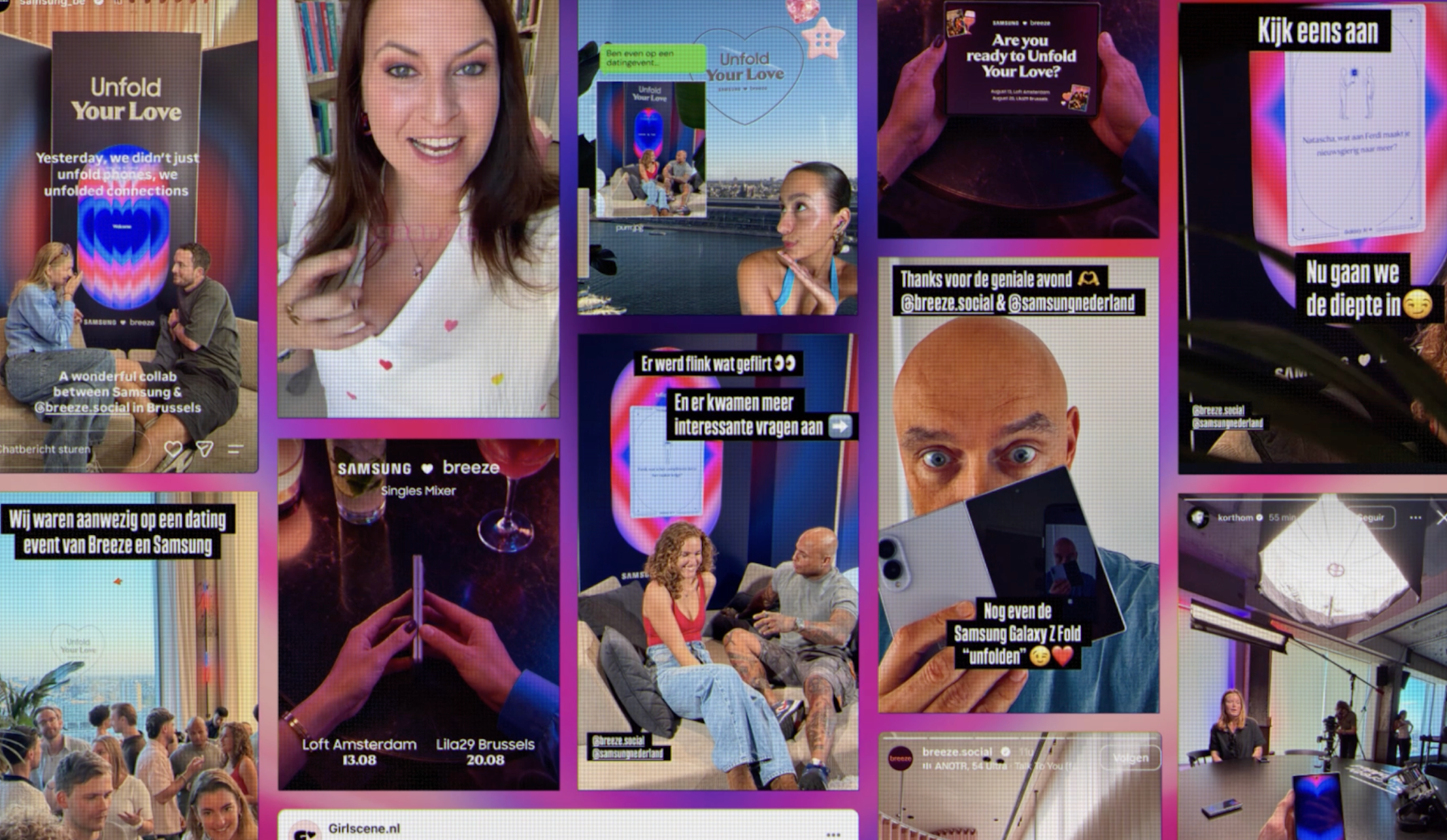 Monks scoort voor Samsung met real-life datingervaring 'Unfold Your Love'