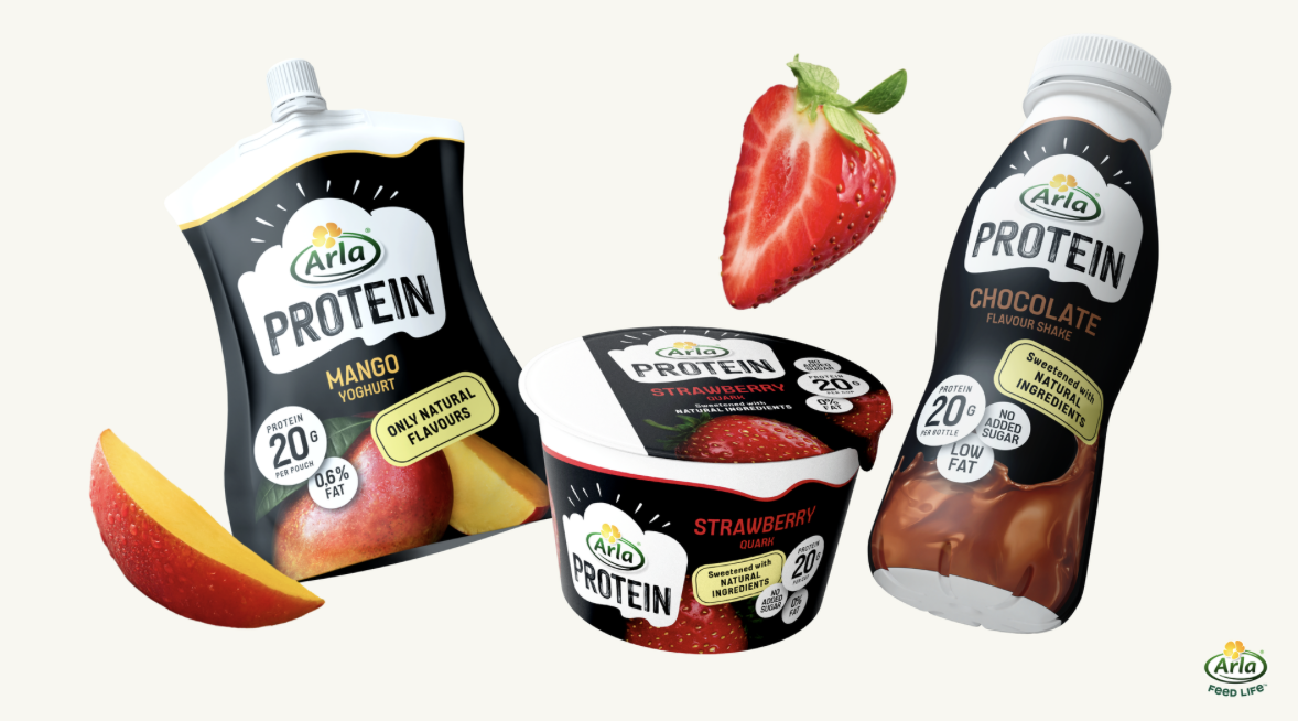 Arla investeert ruim 63 miljoen in eiwitrijke producten