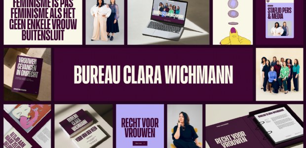 Dawn ontwikkelt uitgesproken merkidentiteit voor Bureau Clara Wichmann