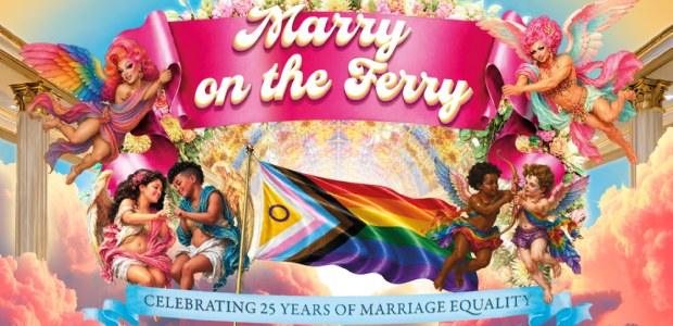 Marry on the Ferry: LGBTQ+-koppels krijgen de kans om hun huwelijksgeloften te hernieuwen op een wel heel bijzondere locatie