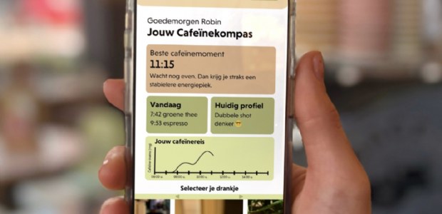 Nieuwe app van Bagels & Beans geeft grip op je cafeïneritme